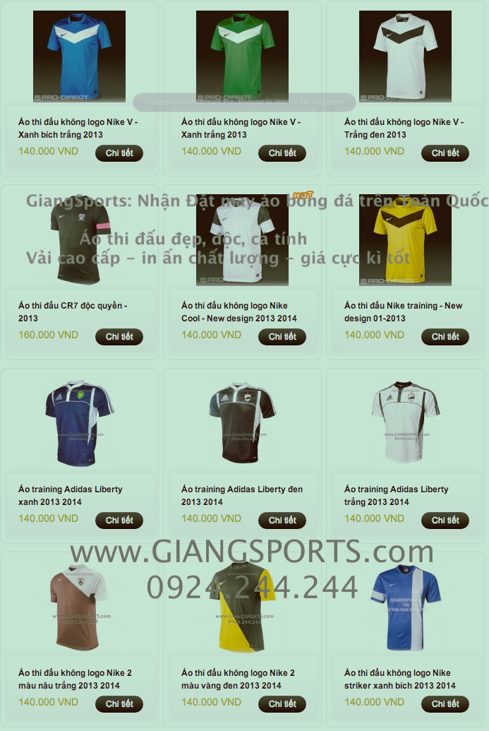 GIANGSPORT - Chuyên áo khoác, áo thể thao Nike, Adidas, áo bóng đá CLB&QG 2015 - 16