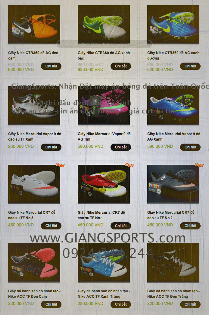 GIANG.Sports - Giày đá banh - giày cỏ nhân tạo giá tốt,nhiều KM & BH, rẻ nhất 5giay - 14