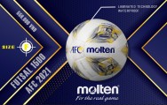 Banh bóng đá sân cỏ Molten Futsal 1500 AFC 2021 Chính hãng