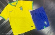 Áo bóng đá World Cup 2022 Quốc Gia Brasil (Made in Thailand) - Homes Kits