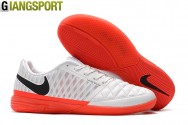 Giày futsal Nike Lunar Gato II trắng đế đỏ IC 
