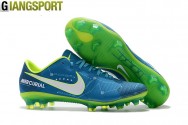 Giày sân cỏ tự nhiên Nike Mercurial Vic 6 xanh đế FG