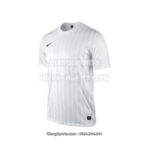 Áo thi đấu ko logo Nike sọc trắng (Đặt may)