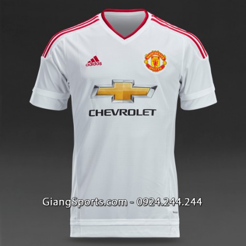 CLB Manchester United trắng 2015 2016 (Đặt may)