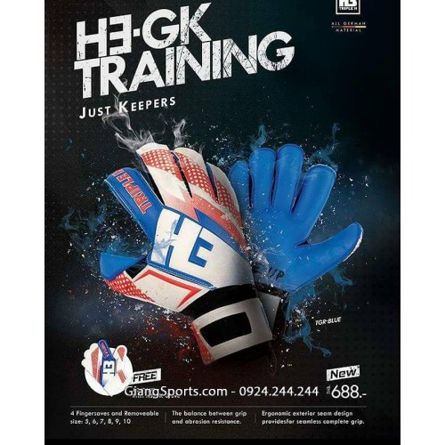 Găng thủ môn chính hãng H3 GK Training 01 - Made in Thailand