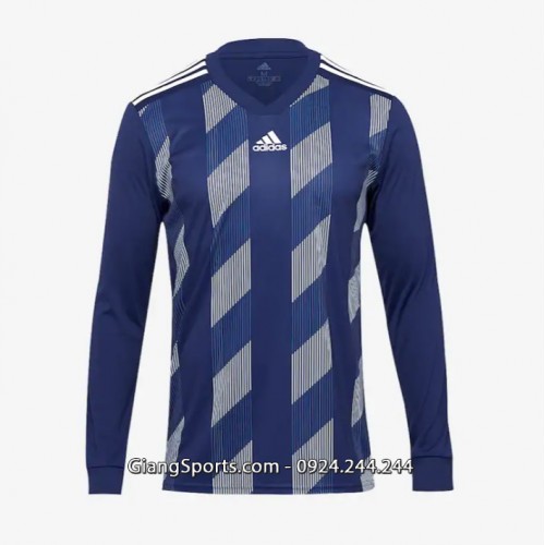 Áo thi đấu ko logo Adidas Striped 19 các màu tay dài (Đặt may)