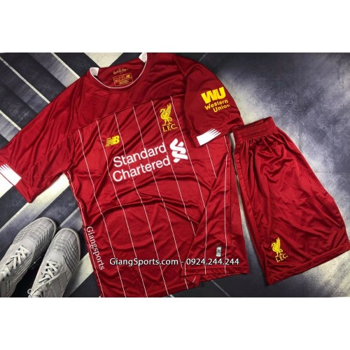 CLB Liverpool mùa giải mới 2019 - 2020 đỏ (Đặt may)