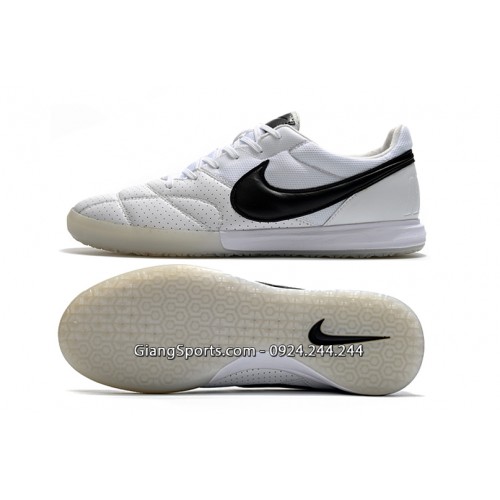 Giày sân futsal Nike Premier II Sala trắng đen IC