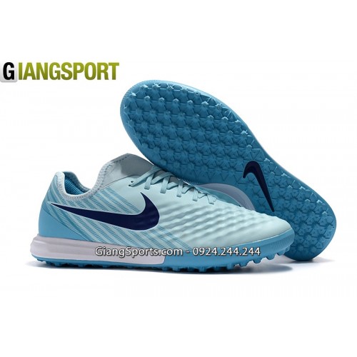 Giày sân cỏ nhân tạo Nike MagistaX Finale II xanh trời TF 