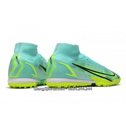 Giày sân cỏ nhân tạo Nike Mercurial Superfly 9 Elite xanh TF