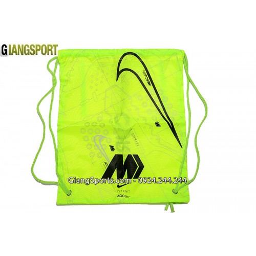 Túi rút Nike Mercurial xanh dạ quang
