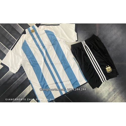 Áo bóng đá World Cup 2022 Quốc Gia Argentina (Made in Thailand) - Home Kits