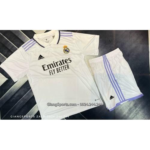 CLB Real Madrid giải mới 2022 - 2023 (Made in Thailand) - Home Kits