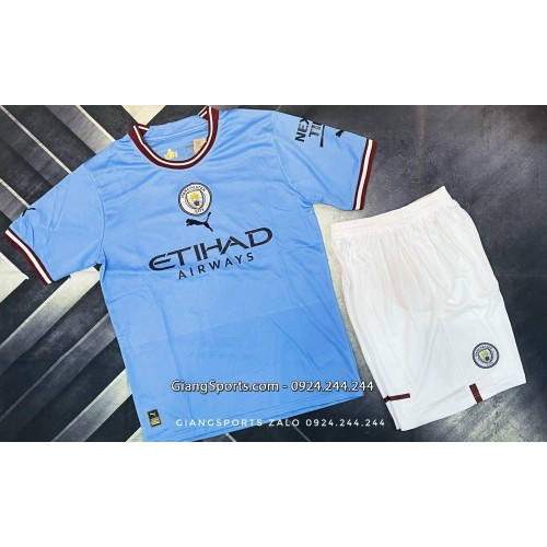 CLB Manchester City mùa giải mới 2022 - 2023 (Made in Thailand) - Home Kits