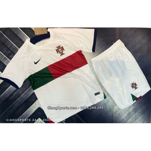 Áo bóng đá World Cup 2022 Quốc Gia Bồ Đào Nha (Made in Thailand) - Aways Kits