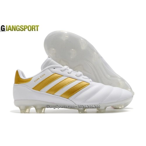 Giày sân cỏ tự nhiên Adidas Copa Icon trắng FG