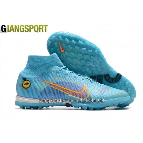 Giày sân cỏ nhân tạo Nike Mercurial Superfly 9 Elite xanh ngọc đế TF