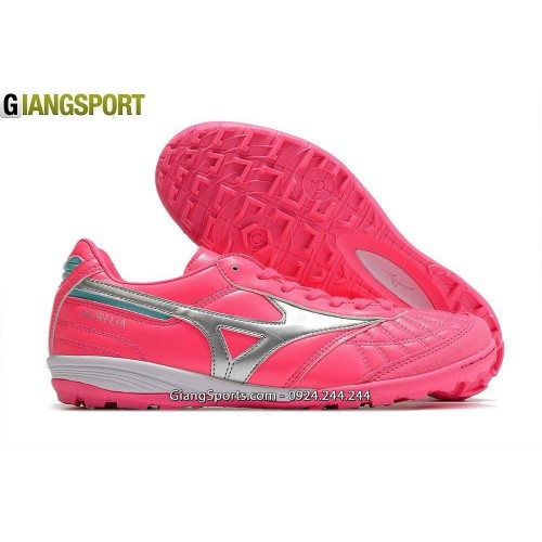 Giày sân cỏ nhân tạo Mizuno Morelia hồng TF